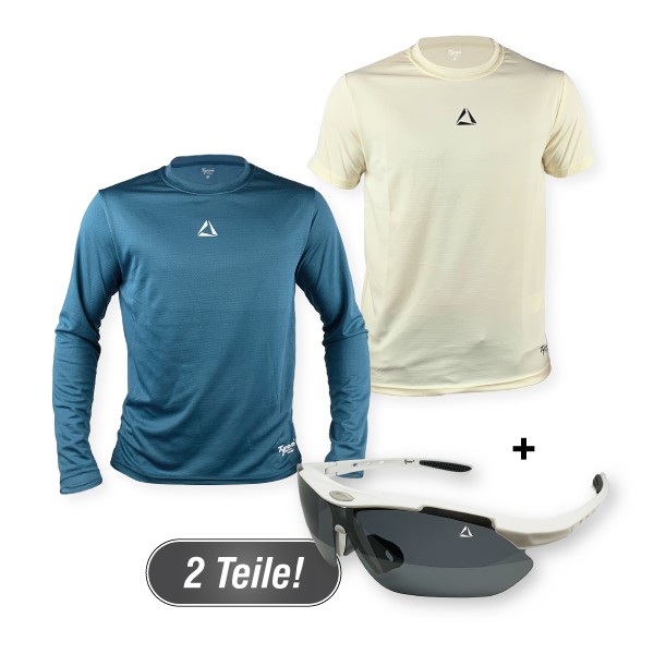 Kombiangebot Laufsport: Tyron Longshirt oder T-Shirt + Sportbrille