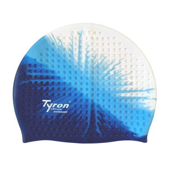 Tyron Bubble Badekappe TS-8190 (blau Mix)