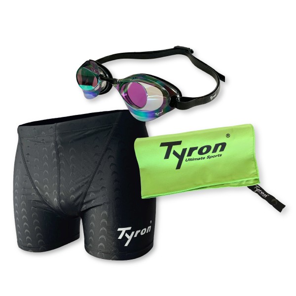 Kombiangebot "Pool" - Tyron Performance Speed Goggle + Speed Line Boxer + XL Handtuch