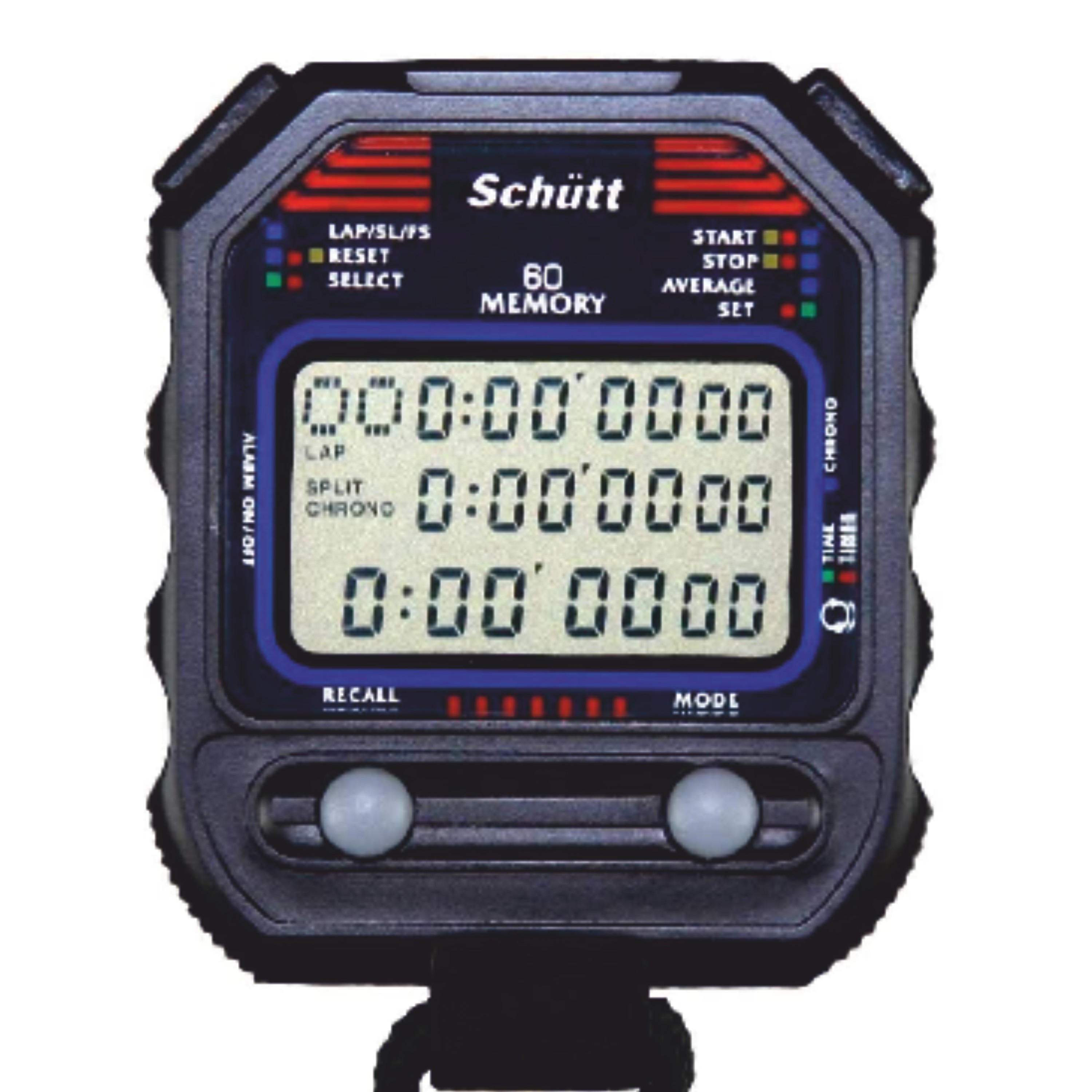 SCHÜTT Stoppuhr PC-90 (60 Memory) Schütt-Spezialversand für Sportartikel