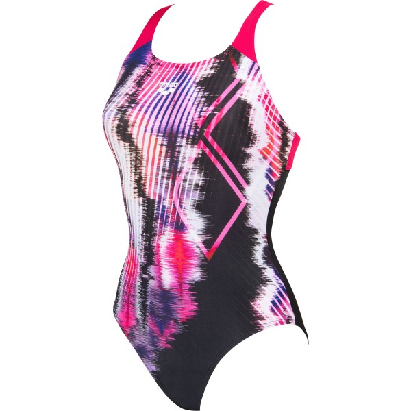 Arena Infinite Stripe Swim Pro Back (schwarz/pink)